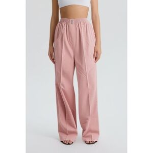 Activair Womens 13/14 Light Pink Corduroy Elastic Waist 80s Vintage Pants